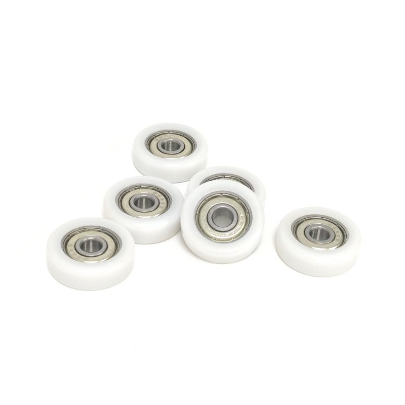 BS62626-8 Hvid plastbelagt dyb rille kugleleje